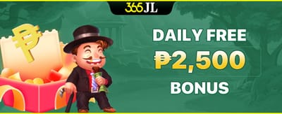 ₱2,500 Daily Welcome Bonus promotion banner